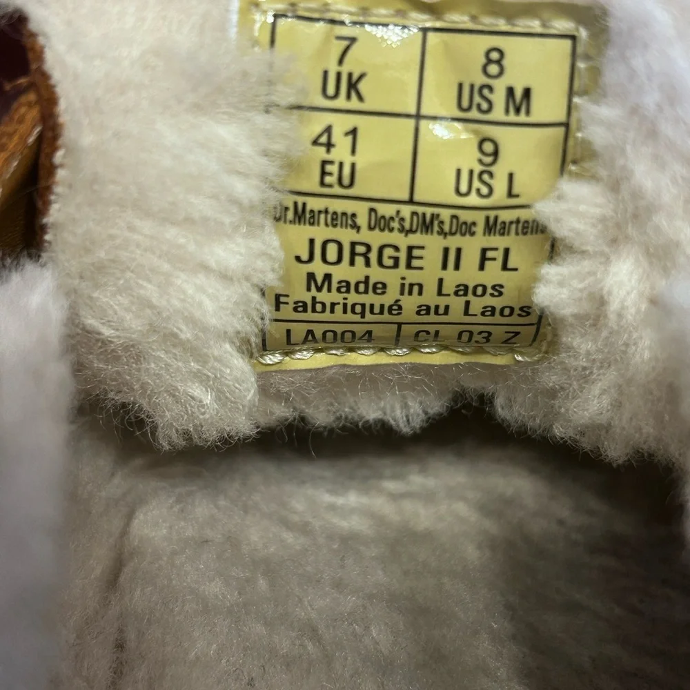 Dr. Martens Jorge II FL White Fur Lined Clogs - Picture 8 of 9